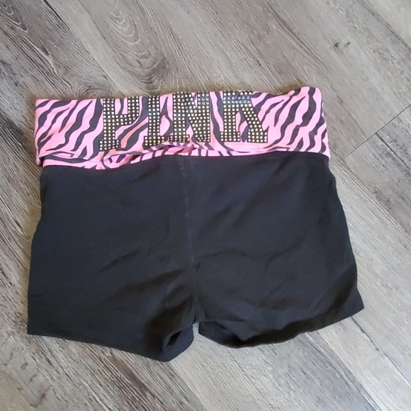 PINK Victoria's Secret Pants - Victoria's Secret PINK Zebra Bling Stretch Shorts